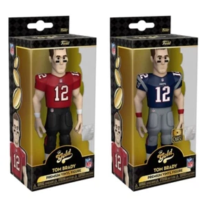 Funko DORADO TAMPA BAY BUCCANEERS TOM BRADY 12 CHASE COMBO PREMIUM 5 PULGADAS NUEVO TB12 - Imagen 1 de 5