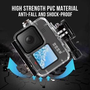Underwater Diving Case Housing Frame Gopro Hero 3+ 4 5 6 7 10 11 Black Sport Cam - Picture 1 of 15