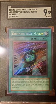 Yugioh Magician's Force (MFC) 1st Edition Diffusion Wave Motion SGC 9 - Image 1 of 2