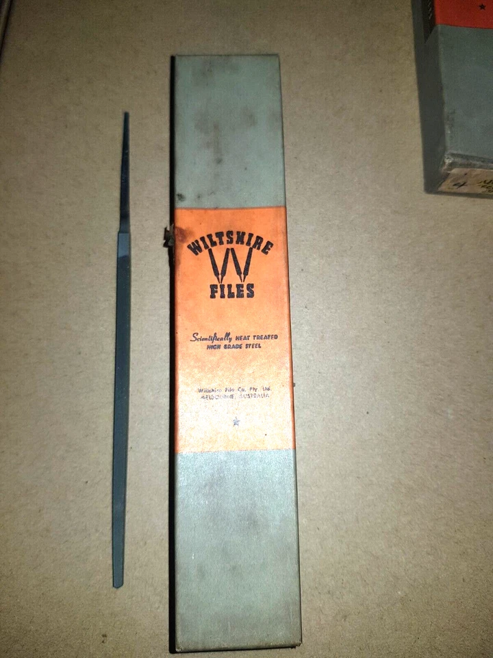 WILTSHIRE Hand Files 4" (100mm) SQUARE Second Cut. Made in Australia - image 1 of 1