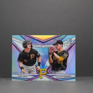 2021 Bowman Draft Henry Davis Anthony Solometo Franchise Futures Purple/250 READ - Imagen 1 de 2