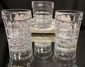 3 Crystal Thomas O'Brien DARBY Double Old Fashioned Whiskey Glasses Set - Picture 1 of 9