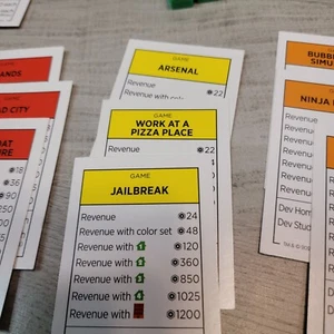 Hasbro Monopoly Roblox 2022 Edition Board Game Replacement Parts - Picture 1 of 24