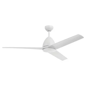 CRAFTMADE Ceiling Fan 54" Indoor/Outdoor White w/ Light Kit+Remote/Wall Controls - Picture 1 of 1