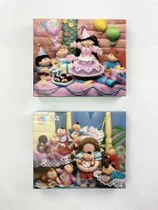 NEW & SEALED 2! Vintage 1990 Cabbage Patch Kids 24 Piece Puzzle Milton Bradley - Picture 1 of 4