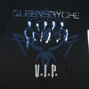 QUEENSRYCHE VIP EXPERIENCE CONCERT TOUR TEE T SHIRT Mens S 2 sided HEAVY METAL  - Picture 1 of 3