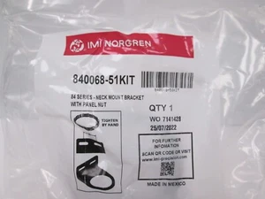 NORGREN 84 SERIE HALSHALTERUNG MIT PANELMUTTER, 840068-51KIT - Bild 1 von 2