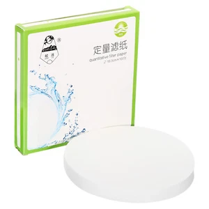 100Pcs 15cm Quantitative Filter Paper Circles, Medium Speed Round Lab Paper - Picture 1 of 6