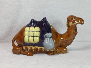 3 Kings Christmas Nativity Glass Porcelain Camel Vintage 1962 Holland Mold 