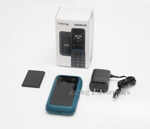 Nokia 2780 TA-1420 Flip Phone Unlocked - Blue
