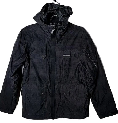 Sims Snowboard Hombres Pequeña Espalda Nieve Invierno Deporte Cremallera Completa Bolsillo Chaqueta Negra Foto 1 de 4