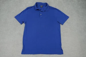 Brooks Brothers Polo Shirt Mens Medium Blue Short Sleeve Supima Cotton - Picture 1 of 10