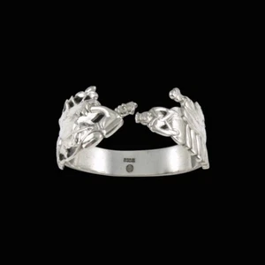 H.C. Andersen Fairy Tale Silver Napkin Ring.  - Picture 1 of 2