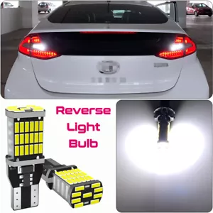 2pcs Bright 6000K White 921 906 LED Reverse Lamp Backup Light Bulbs 912 W16W T15 - Foto 1 di 12