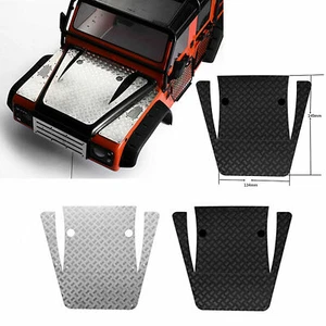 Stainless Steel 1/10 Car Hood Skid Plate For Trx-4 Land Rover Defender Crawler - Picture 1 of 12