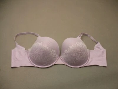 Sujetador 40D Secret Treasures para mujer forrado en lila con aros cierre trasero Demi 7H Foto 1 de 4