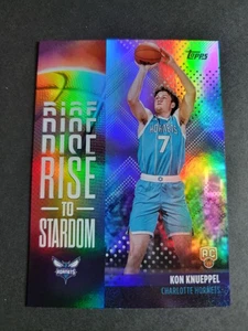 Kon Knueppel 2025-26 Topps Basketball RC Rookie Rise To Stardom Rainbow - Picture 1 of 2