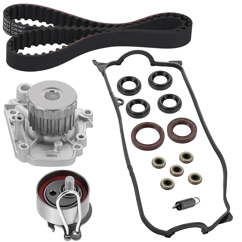 Engine Timing Belt Kit & Water Pump For 2001 2002 2003 2004 2005 Honda Civic - Image 1 of 4