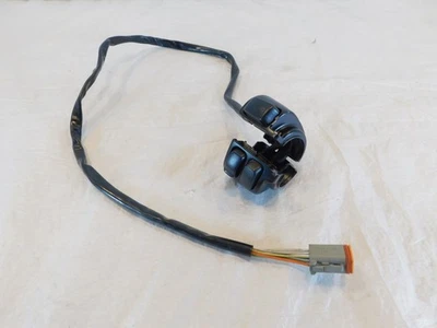 Interruptores de señal de giro bocina manillar izquierdo Harley Davidson Softail Dyna Sportster Foto 1 de 4