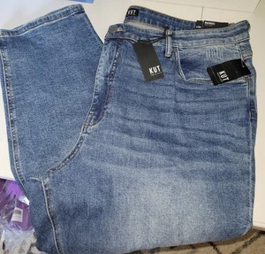 Kut From the Kloth Mom Jeans Rachael High Rise Distressed Size 22W  NWT - Picture 1 of 8