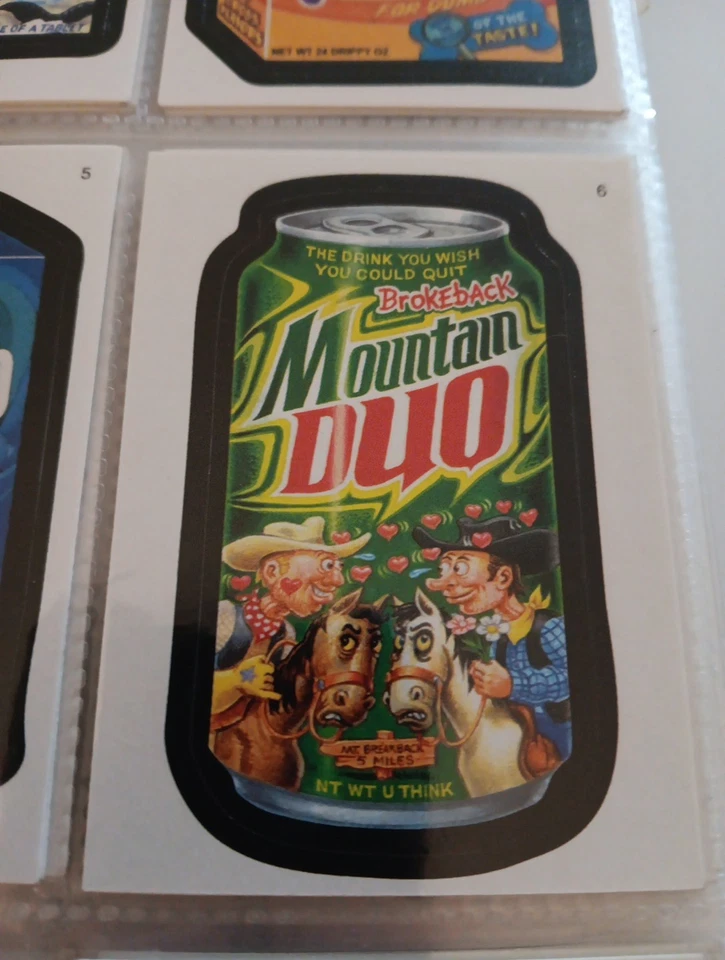 Topps 2006 Wackey Pack Series 4 Brokeback Mountain Duo Card Series Checklist - Image 1 of 1