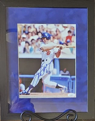 Steve Garvey Los Angeles Dodgers Signed Framed 8x10 photo JSA COA  - Image 1 of 2