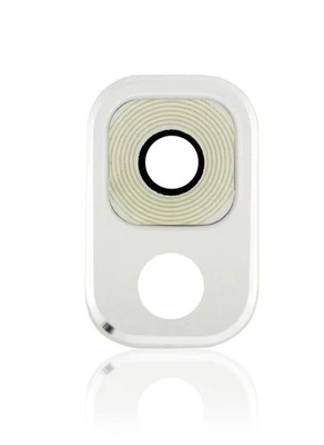 Lente de câmera traseira com moldura para Samsung Galaxy Note 3 branca substituição fabricante de equipamento original - Imagem 1 de 3