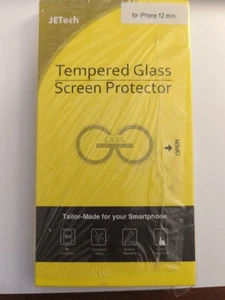 JETech Screen Protector- iPhone 12 mini 5.4-Inch Tempered Glass Film 2 Pack - Photo 1 sur 2