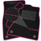 To Fit Subaru Impreza Classic 1993-2001 Black Car Mats + Custom Icon [PT]