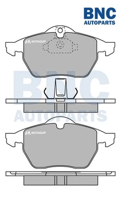 Motaquip Front Brake Pad Set fits SAAB 9-5 1997-2009 - Image 1 of 3