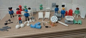 Large Lot VTG 1974 Playmobil Geobra Medical Hospital Surgery 50+ Parts READ - Picture 1 of 4