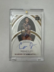2022 Immaculate Collection WWE Cora Jade Marks of Greatness Auto #/49 - Picture 1 of 2