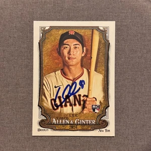 Tarjeta firmada autografiada por Jung Hoo Lee 2024 Topps Allen & Ginter RC SF Giants #269 - Imagen 1 de 1