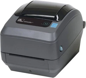 ZEBRA GK420T THERMAL TRANSFER AND DIRECT THERMAL LABEL PRINTER GK420T USB/RJ45 - Picture 1 of 2