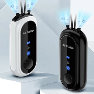 USB Mini Portable Air Purifier Necklace Wearable Personal Anion Negative Ionizer - Picture 1 of 14