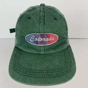 Cappello da viaggio Colorado berretto toppa logo corsivo verde floppy papà autorità portuale - Foto 1 di 12