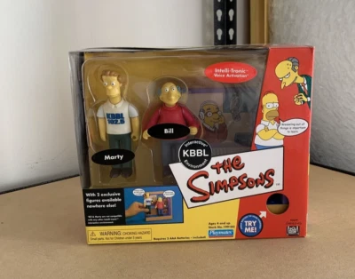 The Simpsons Playmates Interactive Environment KBBL Marty & Marty 2002 - Sellado Foto 1 de 4