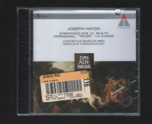 HAYDN-new, sealed CD- Symphonies 31, 59, 73- Harnencourt, Concentus Musicus Wien - Imagen 1 de 1
