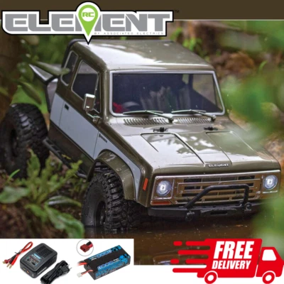 Element Enduro Sendero HD 1/10 4x4 Trail Truck RC Crawler Lipo Combo RTR Titaniu - Image 1 of 4
