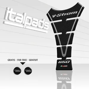 TANK PAD black-carbon look mod. "Texas" 2P for Suzuki V-Strom 650 - Picture 1 of 1