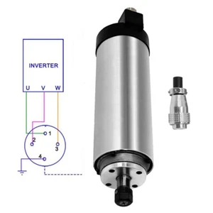 2.2KW ER20 Spindle Motor Air-Cooled 24000RPPM 400HZ for CNC Milling Grinding - Picture 1 of 10