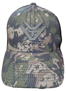 Gorra estilo camionero camuflaje verde VORTEX Ramble Route usada, rara, difícil de encontrar - Imagen 1 de 4