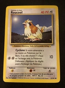 Pokemon Roucool (Pidgey) 57/102 Base Set FRENCH FR Near Mint NM - Picture 1 of 2