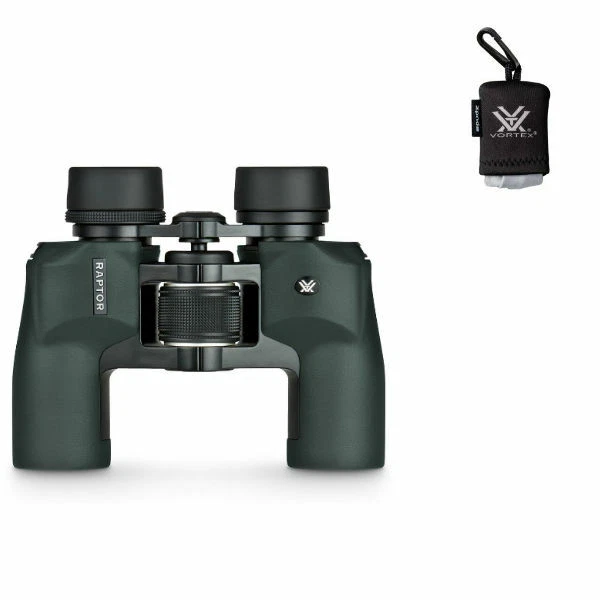 Vortex RAPTOR 8.5X32 Binoculars R385 w/ Vortex Spudz Cleaning Cloth - Image 1 of 4
