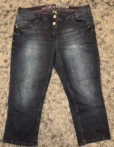 CECIL ღღ 7/8 Jeans / Caprijeans Gr. 33 ღღ dunkelblau ღღ TOP Zustand - Bild 1 von 2