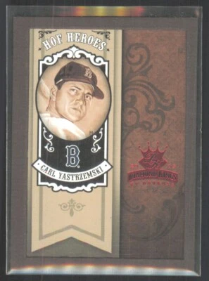 2005 Donruss Diamond Kings HOF Heroes Red Carl Yastrzemski #HH-34 - Image 1 of 2