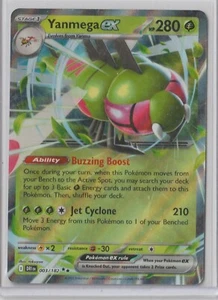 Pokémon 2025 Destined Rivals YANMEGA EX 3/182 MINT DOUBLE RARE HOLO #2 - Picture 1 of 1