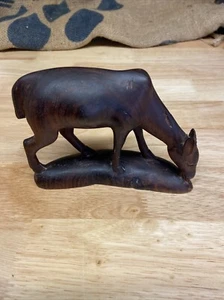 wood hand carved deer - Picture 1 of 11