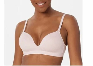 Feather Pure Comfort Molded Wireless Bra Blush Size XL NEW NWT - Picture 1 of 4