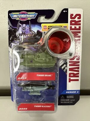 Micro Machines Transformers 2-Pack #005 Brawl / Blackout (Series 1) (NISB) - Image 1 of 3